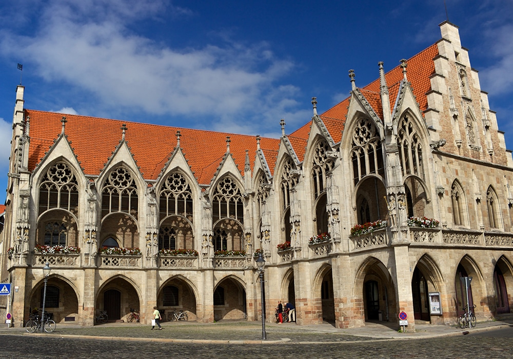 Altstadtrathaus am Altstadtmarkt in Braunschweig.