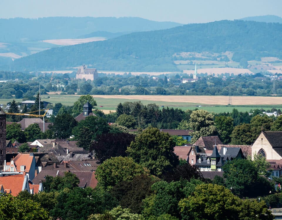 Aussicht auf Höxter.