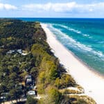 Rügen: Bild vom Strand von oben