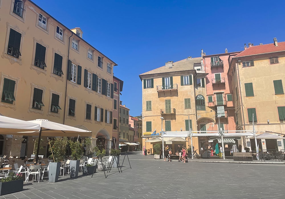 Finale Ligure in Ligurien, Italien.
