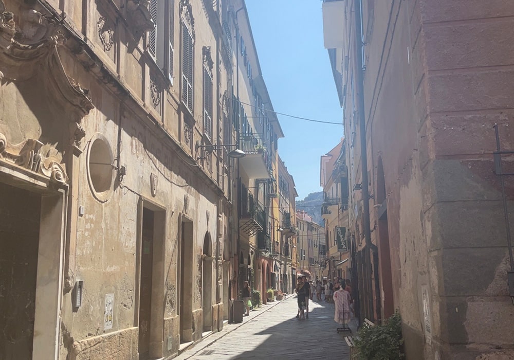 Finale Ligure in Ligurien, Italien.