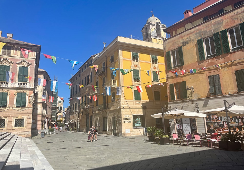 Finale Ligure in Ligurien, Italien.