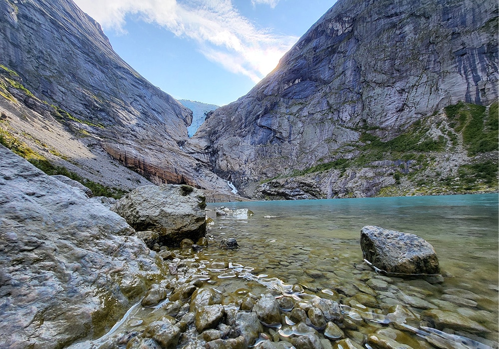 Wasser und Gebirge in Norwegen