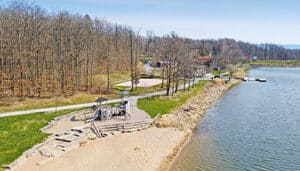 Wohnmobilstellplatz in Stadtlauringen am Ellertshäuser See