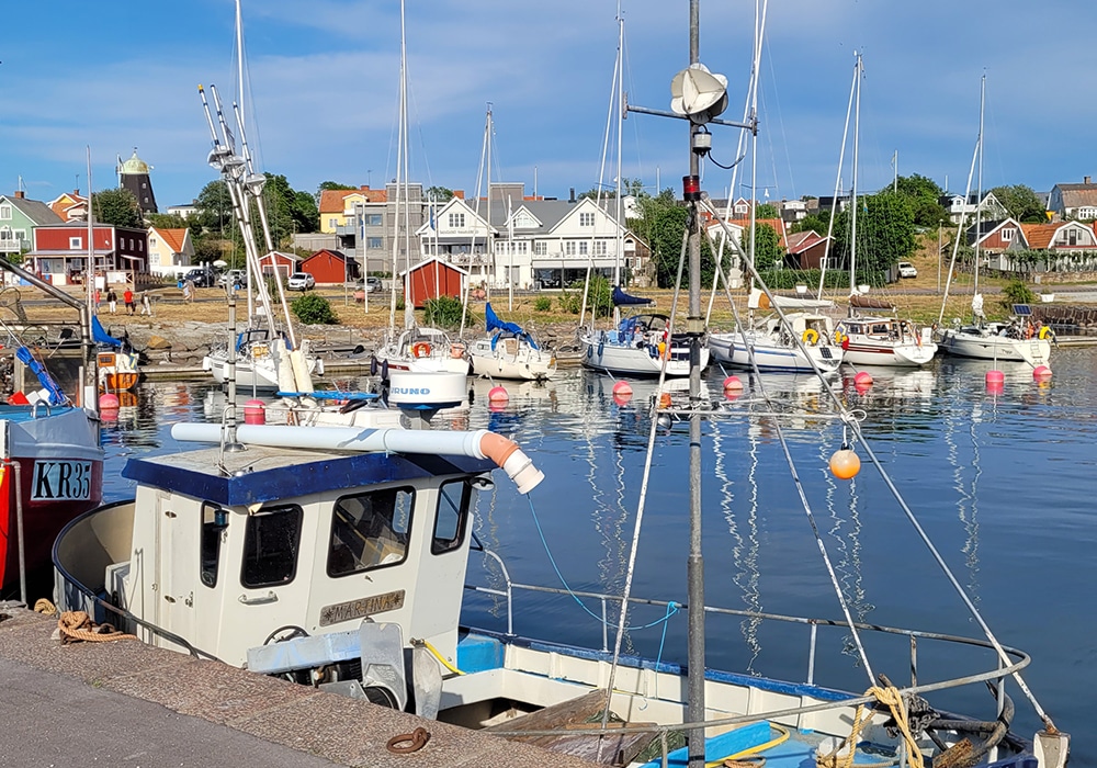 Hafen in Schweden.