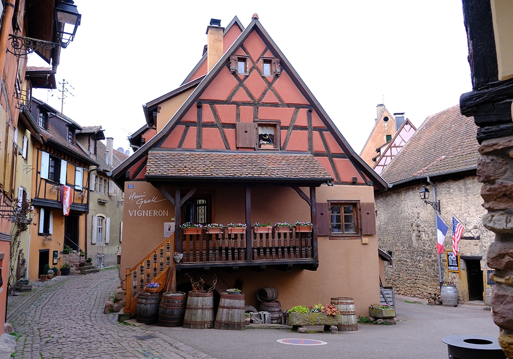 Fachwerkhäuser in Eguisheim